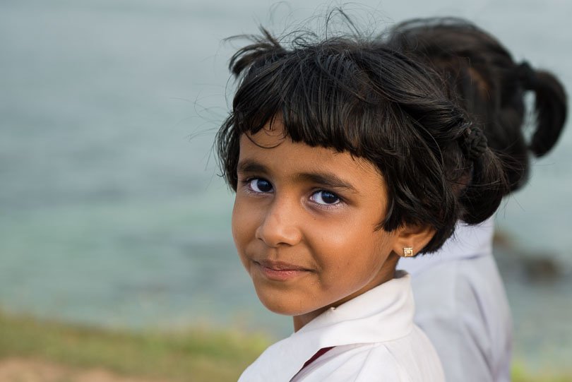 Sri Lanka, Galle, Schülerinnen