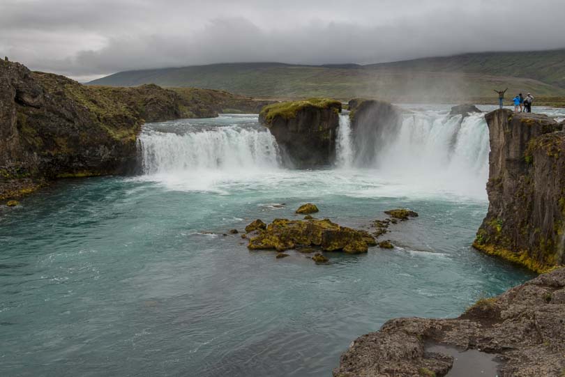 Island, Wasserfall Godafoss, Iceland Highlights, Sehenswuerdigkeiten