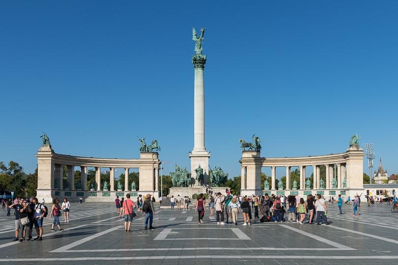 Budapest Sehenswürdgkeiten: Heldenplatz mit Milleniumsdenkmal